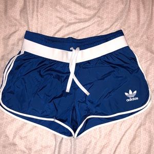 Royal Blue Adidas Track Shorts